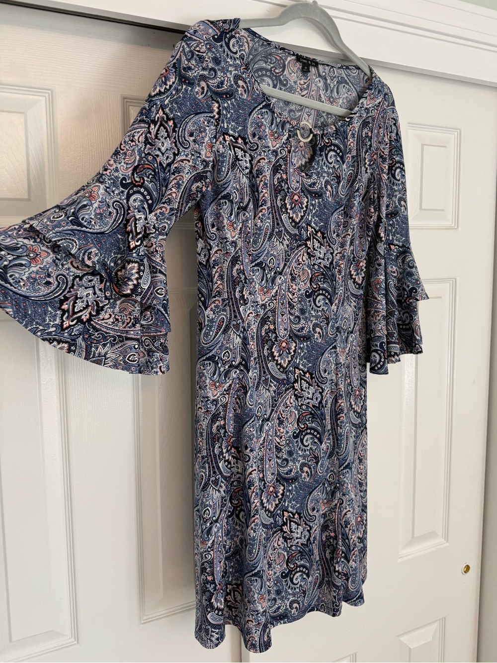 Funky Bohemian Paisley Scoop Neck Dress